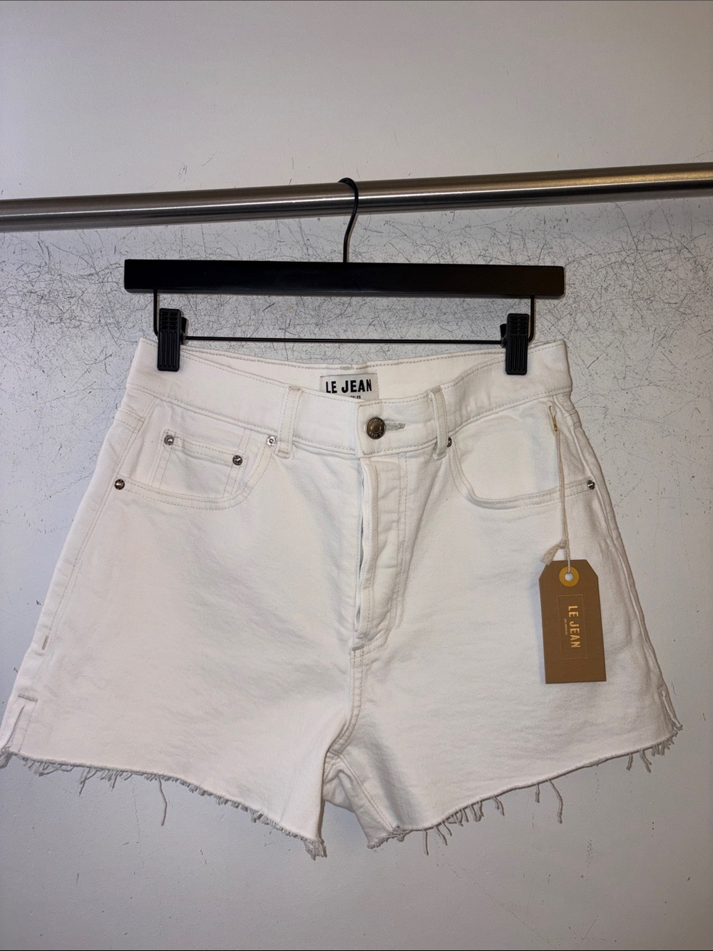 Le Jean Women’s Adele Jean Short - White